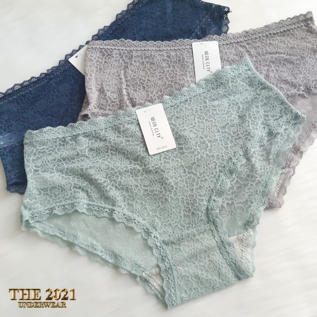 Quần Lót Nữ - 5 Quần Ren Họa Tiết Hoa Nhỏ - 2213