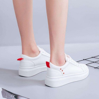 GIÀY SNEAKER NỮ, GIÀY THỂ THAO NỮ ĐỘN ĐẾ 3 PHÂN MÀU TRẮNG 1990 PHỐI DA SIÊU ĐẸP | BigBuy360 - bigbuy360.vn