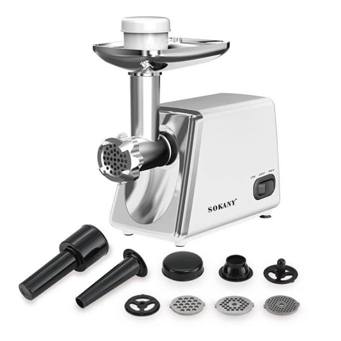 Máy xay thịt, nhồi thịt làm lạp xưởng SOKANY SK312 2500W