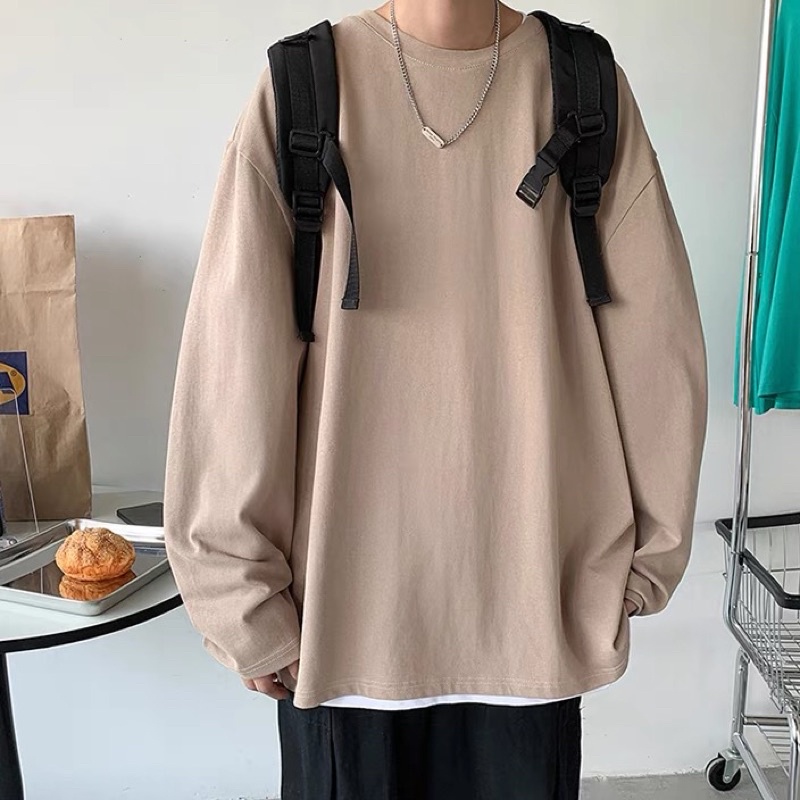 Áo thun dài tay nam nữ, áo phông dài tay chất cotton mềm mịn thấm hút mồ hôi in hình balen