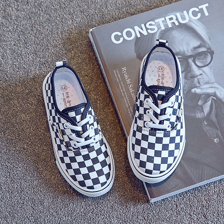 Giày Thể Thao Vải Canvas Thoáng Khí Phong Cách Hàn Quốc Thời Trang Xuân Thu Cho Bé
