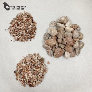 Đá hồng nhạt trang trí ( chọn size )