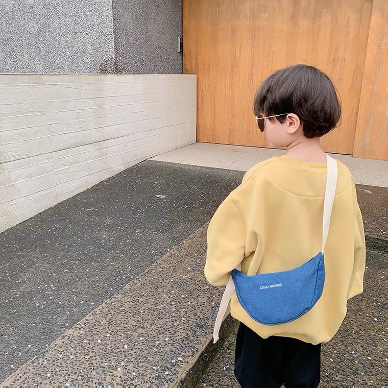 Túi đeo chéo thời trang vải cho bé trai bé gái