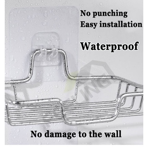 FEELING Móc Treo Đồ Dán Tường Hai Mặt Bằng Nhựa Không Để Lại Dấu Vết