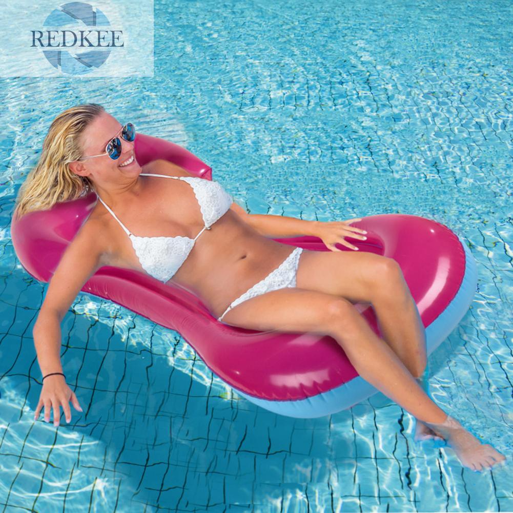 Phao Bơi Dạng Ghế Tựa Lưng Bơm Hơi Có Thể Gấp Gọn