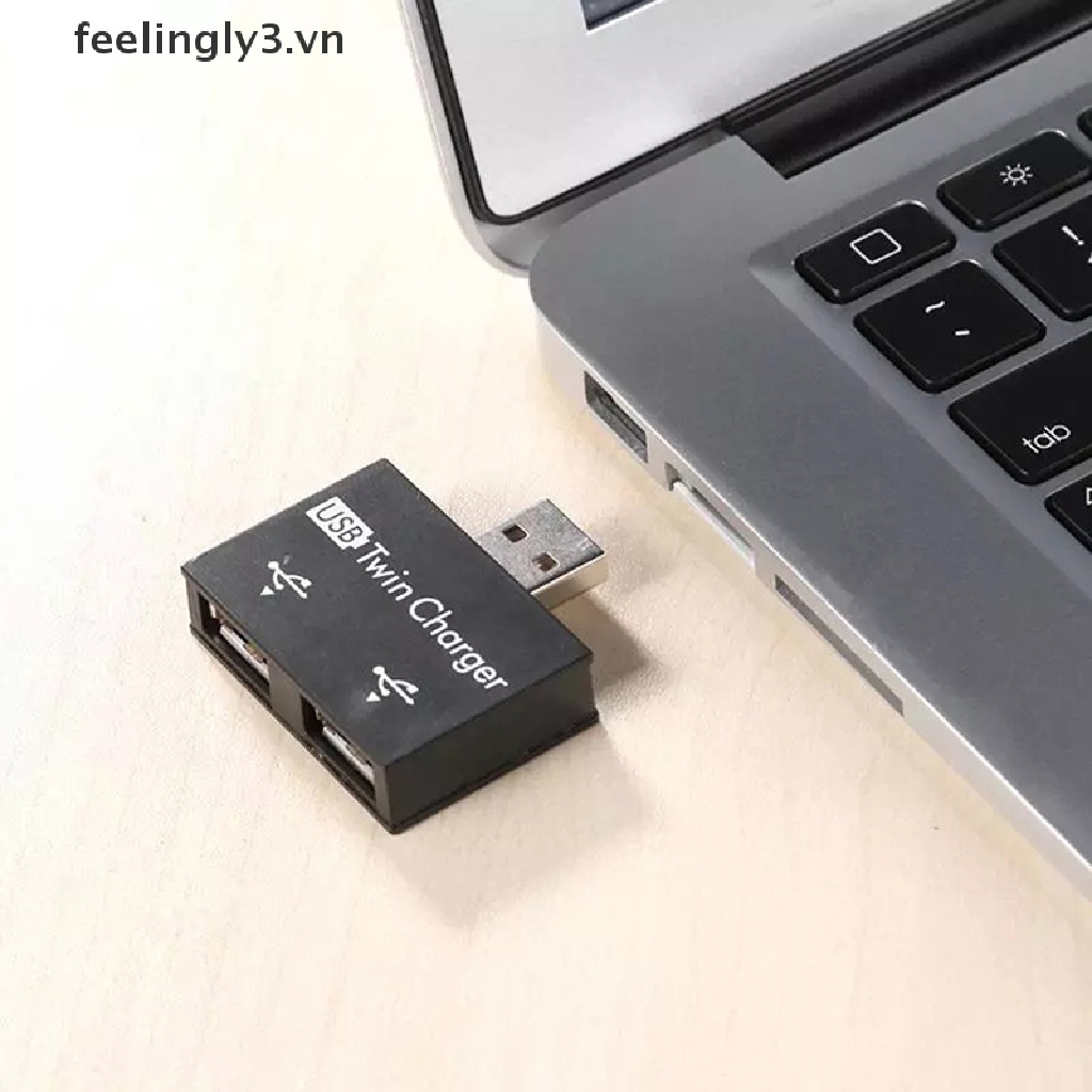 Bộ Chia 2 Cổng USB 2.0 Đầu Cắm Sang Hai Cổng USB Chuyên Dụng