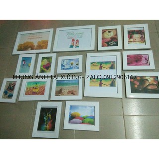 Bộ 10 khung ảnh treo tường 15x21