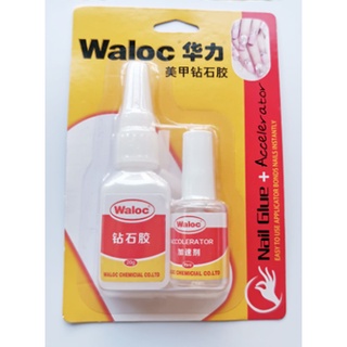 Keo đính đá siêu chắc waloc 20g+ nước sáng đá 15ml
