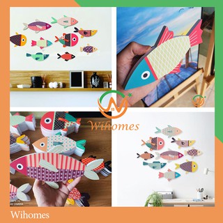 Bộ tranh cá decor - biểu tượng của may mắn, đoàn viên - Xưởng tranh Wihomes