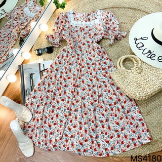 Maxi Hoa Cổ Viền Ren