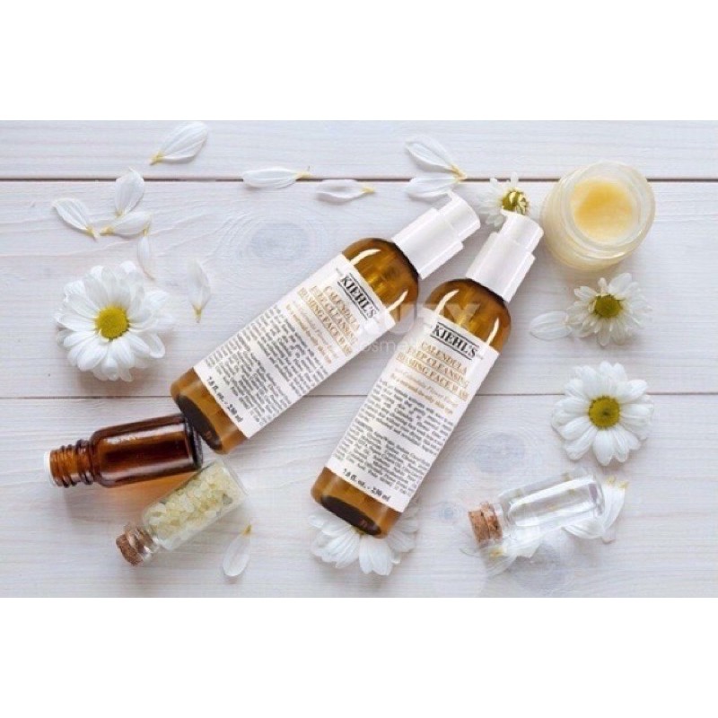 Sữa rửa mặt hoa cúc kiehl's và set các món