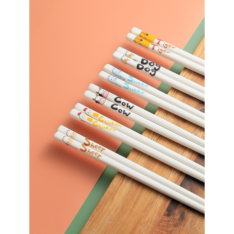 🍜 Đũa Gốm Sứ 🍜 Bộ Đũa Sứ Chịu Nhiệt Cao Không Mốc Tiện Dụng Cho Nam