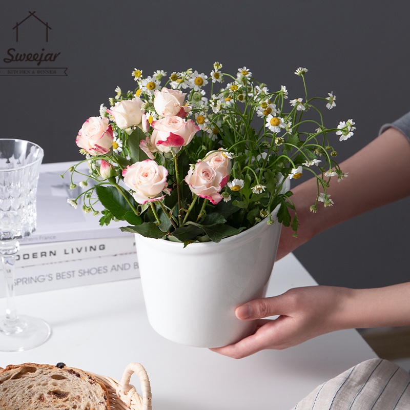 Xô SWEEJAR bằng gốm đựng đồ dùng trong nhà bếp tiện lợi