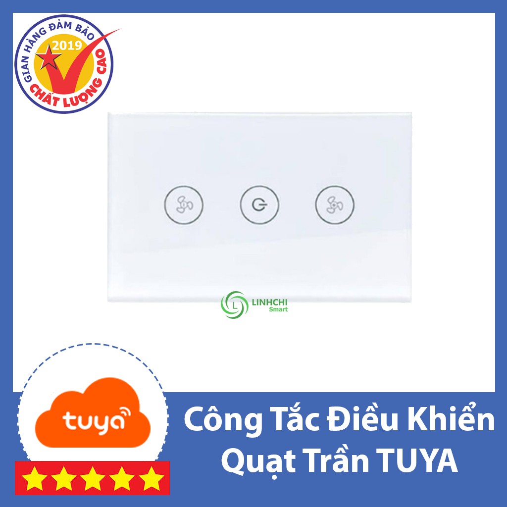 Công tắc thông minh điều khiển quạt trần qua Wifi/3G