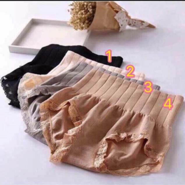 Quần gen bụng mặc váy