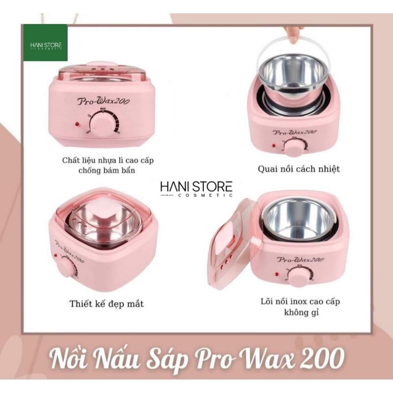 [TẶNG KÈM QUÀ] NỒI ĐUN NẤU SÁP WAX LÔNG PRO 200 LOẠI 1