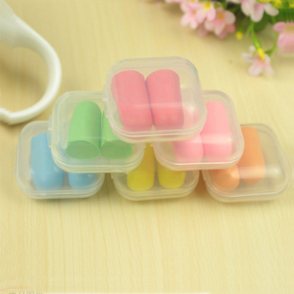 5 Cặp nút bịt tai 2.4*1.2cm chống ồn