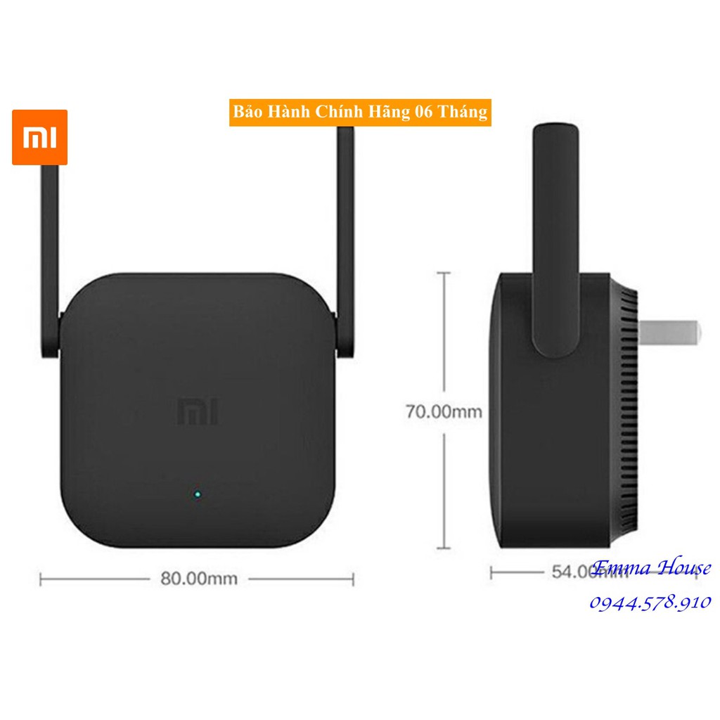 Kích sóng Xiaomi Wifi Repeater Pro - Bảo Hành Chính Hãng 01 Tháng