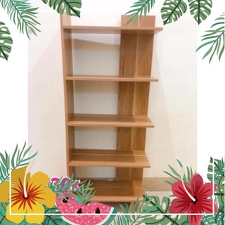 Kệ sách gỗ 5 tầng - kệ gỗ góc tường