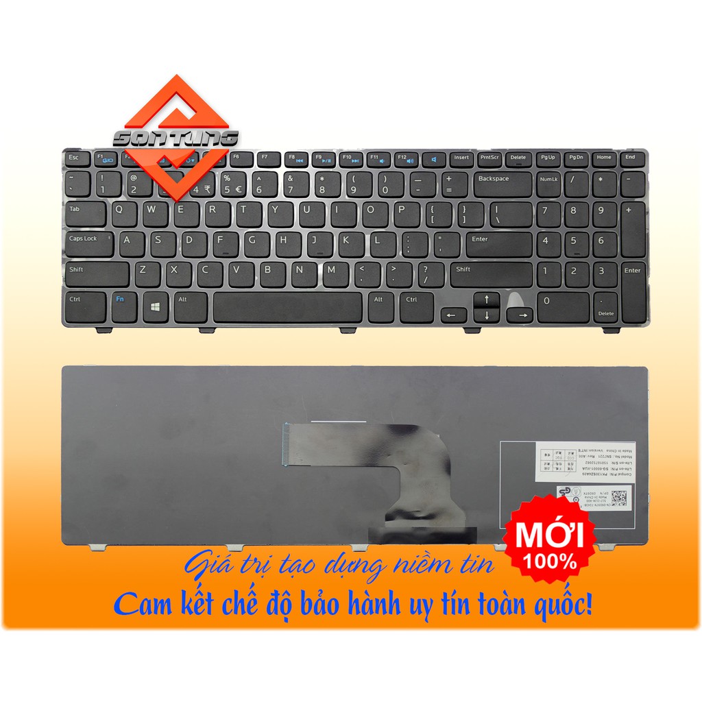 BÀN PHÍM LAPTOP DELL 3521 3531 3537 5537 5521 M531R 5535 | WebRaoVat - webraovat.net.vn