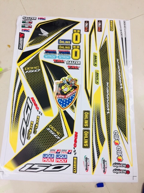 Tem rời winner vàng đen tổ ong