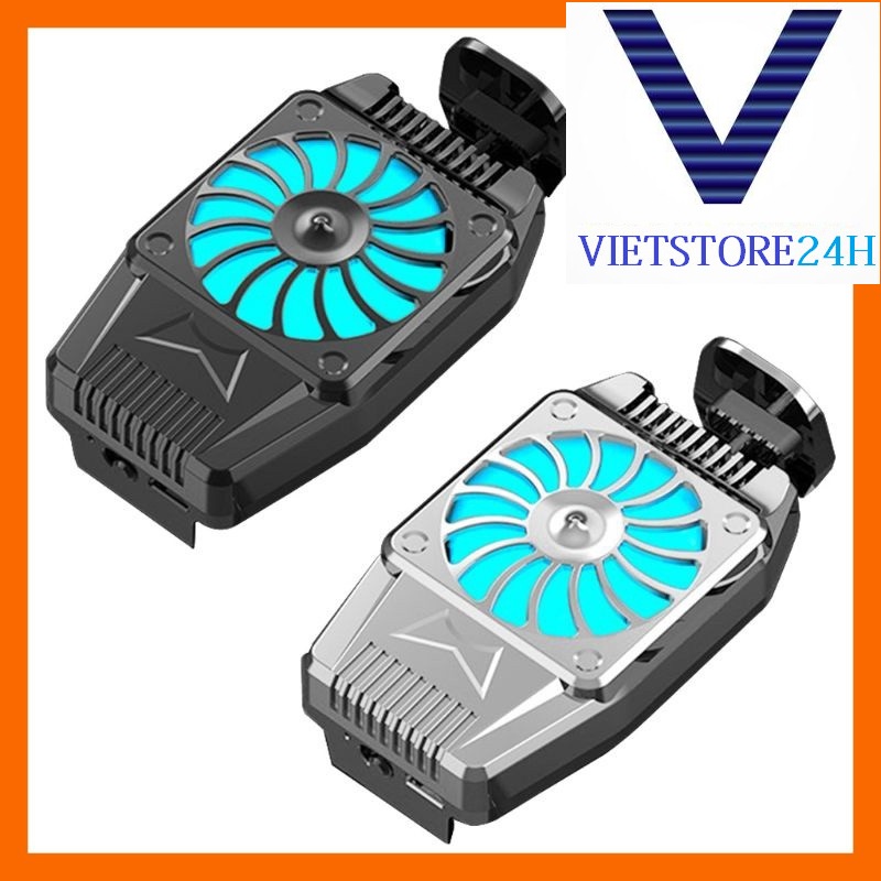 Quạt tản nhiệt H15 ( có pin sạc ) dành cho điện thoại, tản nhiệt cực nhanh, cực mát