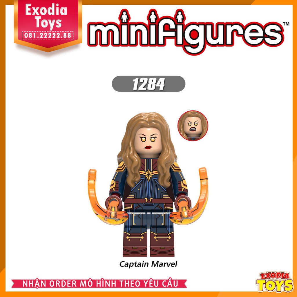 Xếp hình Minifigure Marvel Biệt đội siêu anh hùng Avengers Endgame - Đồ Chơi Lắp Ghép Sáng Tạo - XINH X0260