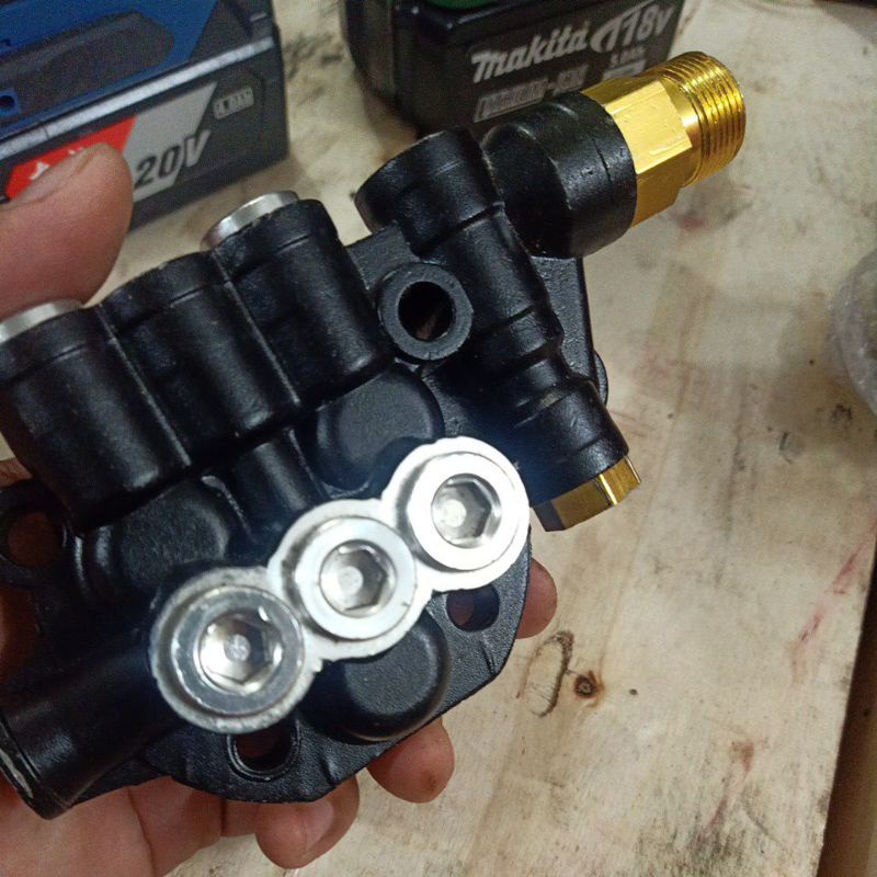 Đầu Bơm  Máy Rửa Xe Chỉnh Áp - Đầu bơm mini -Máy rửa xe