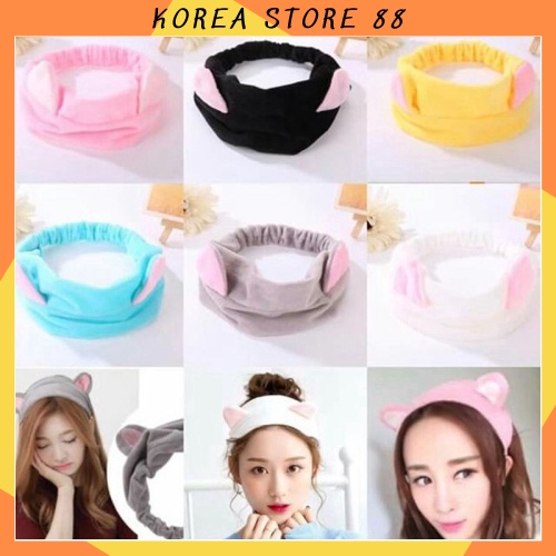 Băng Đô Cài Tóc Hình Tai Mèo Đáng Yêu Cho Nữ 88264 KOREA STORE 88