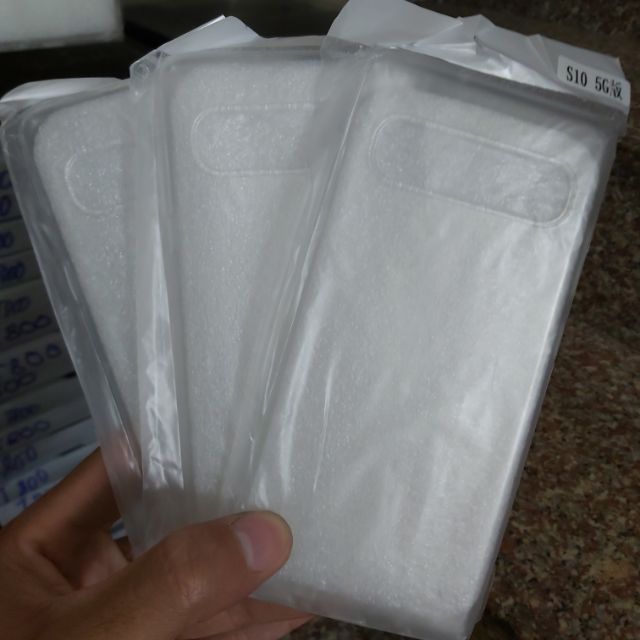 Bộ 3 chiếc ốp lưng silicon trong suốt cho samsung galaxy S10 5G (loại A)