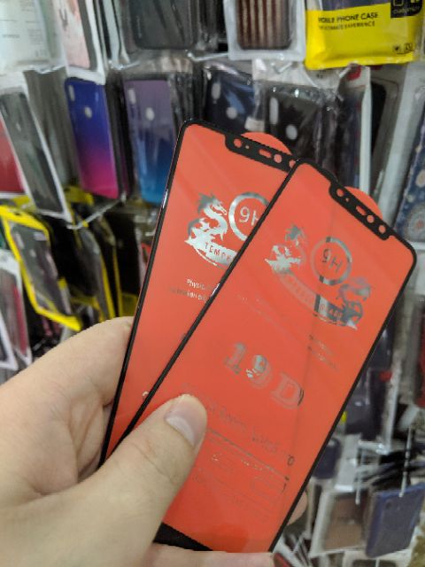 Cường lực 19D Redmi Note 6 Pro FREESHIP Từ 50k full màn full keo ôm màn 2.5D chất đẹp