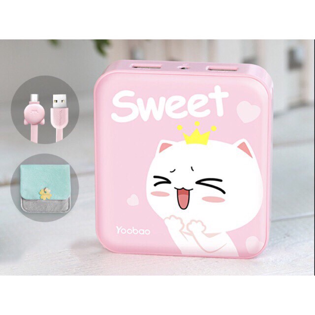 Sạc dự phòng Yoobao chính hãng YB-6024 10000mAh