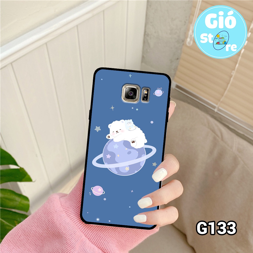 Ốp điện thoại Samsung NOTE 5-S6 -S6 EDGE-S7-S7 EDGE - Ốp lưng Samsung in hình gấu xinh, gấu vũ trụ đáng yêu