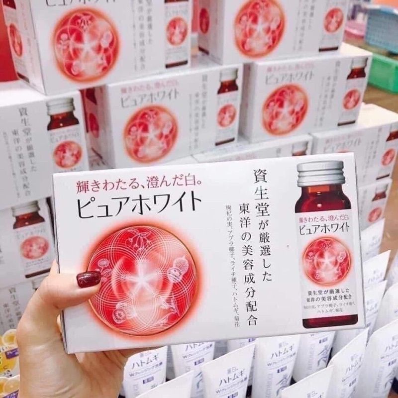 Nước uống Collagen Shiseido Pure White nhật bản
