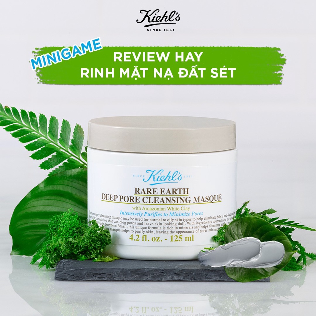 Mặt nạ đất sét Kiehl's Rare Earth Deep Pore Cleansing Masque