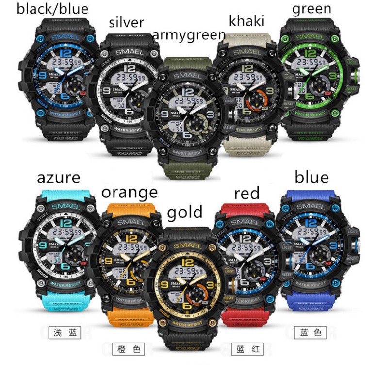 Sale 69% Đồng hồ nam DH điện tử đa năng kiểu dáng thể thao chống nước 3ATM, Gold Giá gốc 550000đ- 25F81