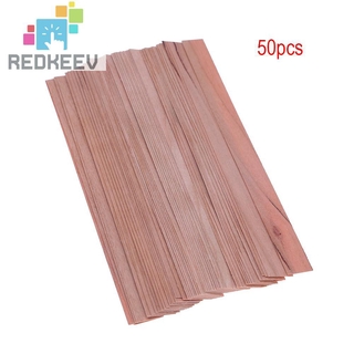 50 Bấc nến gỗ đỏ mẫu keev 1.13