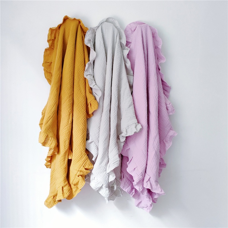 Chăn Quấn Em Bé Chất Liệu Cotton Mềm Mại