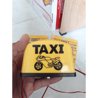 Đèn taxi, uber gắn xe máy