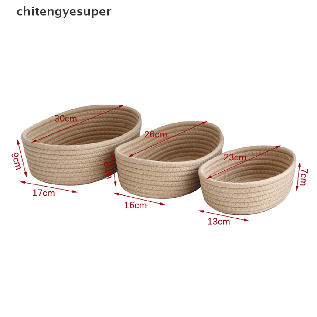 Chitengyesuper Storage Basket Storage Box Desktop Sundries Storage Basket Cosmetics Snack Porch CGS