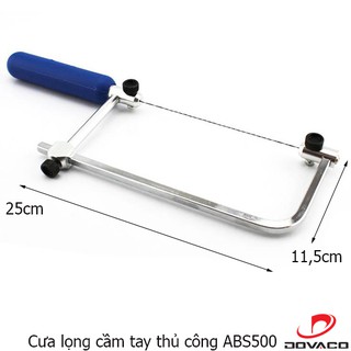 [Đại Hạ Giá] Cưa lọng cầm tay thủ công ABS500 - Thép không rỉ, 25cm x 11,5cm, Chiều dài lưỡi cưa 10cm
