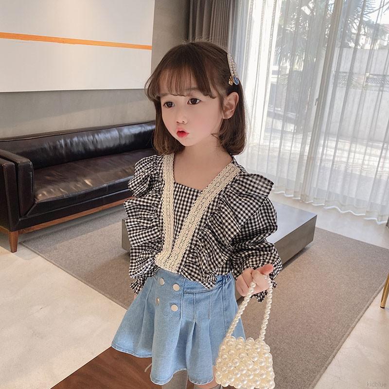 Váy cao bồi kiểu Hàn Quốc cho bé gái