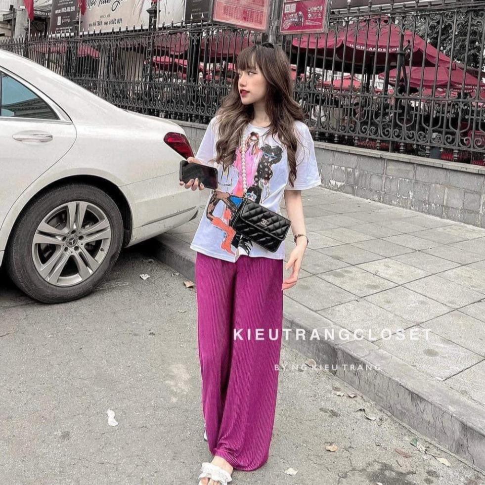 Set đồ nữ cá tính, set quần dài áo thun đi chơi sang chảnh mùa hè đẹp 8A00083 JKR | BigBuy360 - bigbuy360.vn