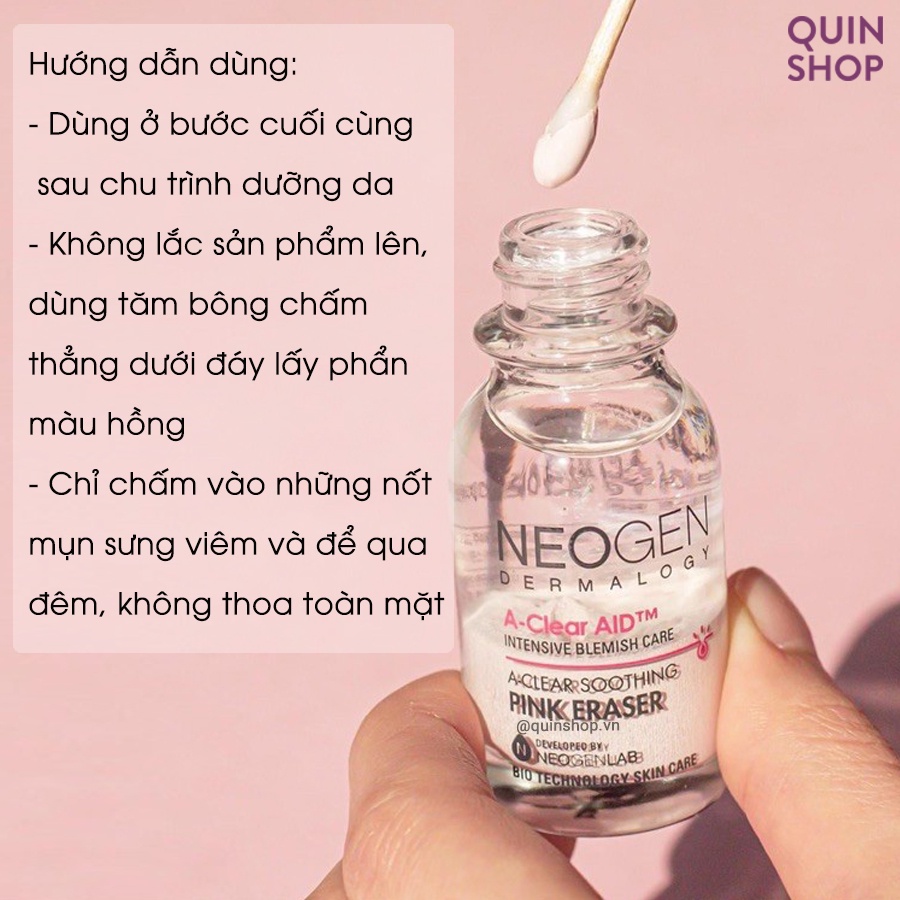 Chấm Mụn Sưng Neogen Dermalogy A-Clear Soothing Pink Eraser