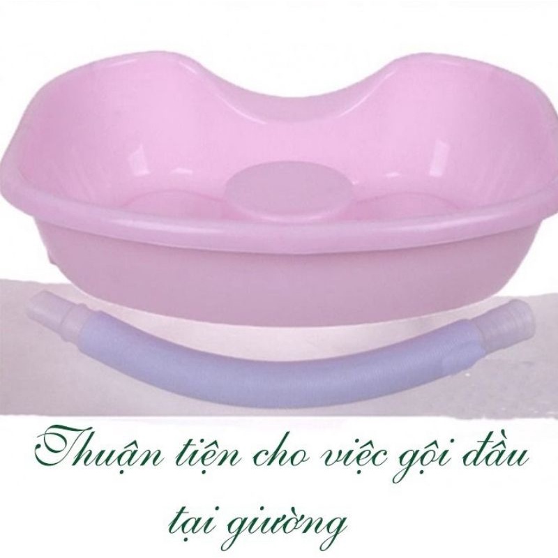 Thau Chậu gội đầu tại giường cho người già, trẻ nhỏ, bà bầu nhựa Việt Nhật