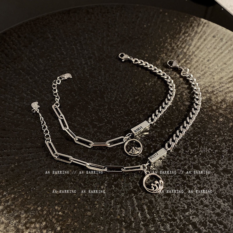 Vòng tay đôi nam nữ Shanmeng Vòng Đeo Tay Cặp Thiết Kế Nhỏ Nhắn Quà Tặng Ngày Lễ Tình Nhân Cho Nam Và Nữ