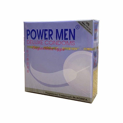Bao Cao Su Power Men Siêu Mỏng - Hộp 3 Chiếc