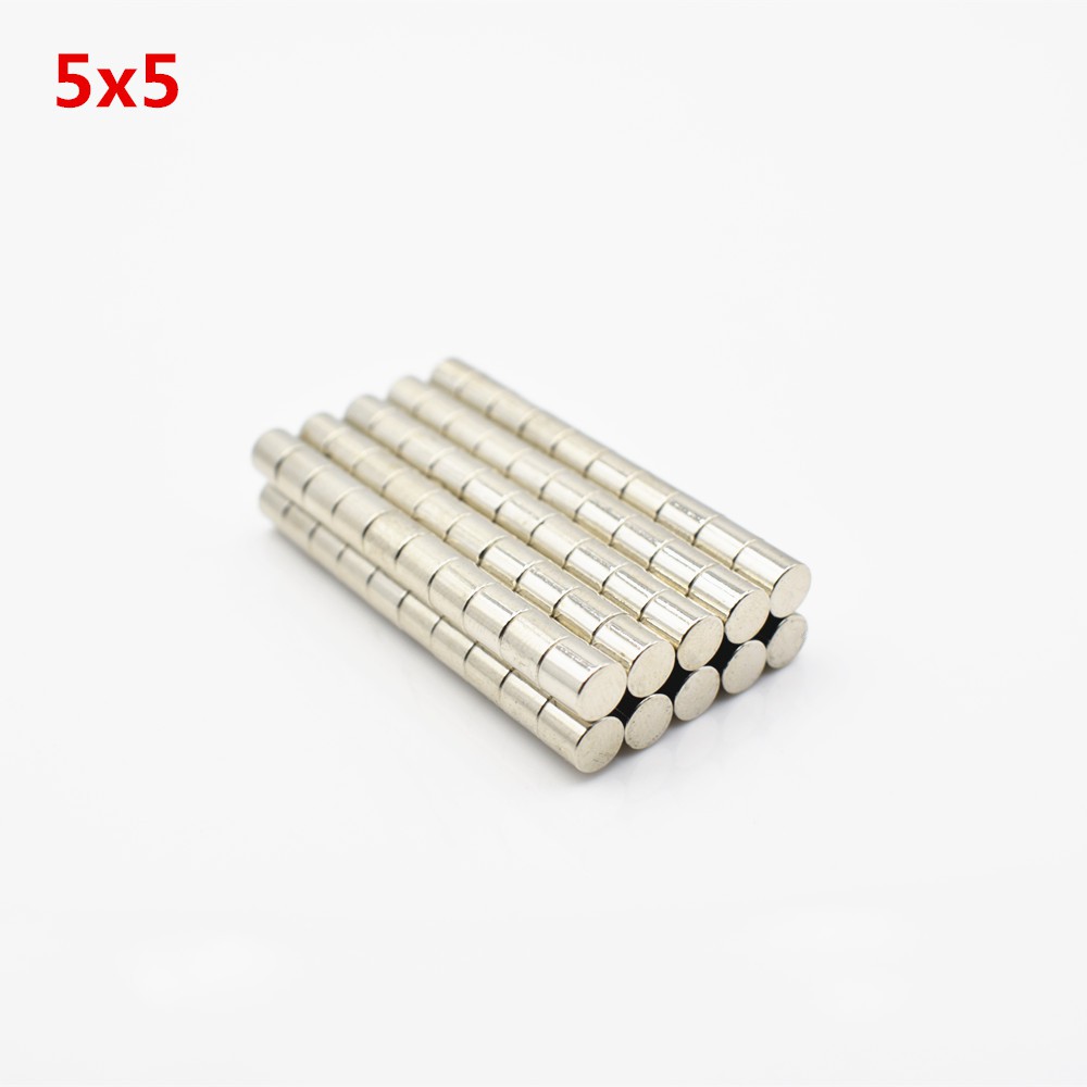Nam châm trắng 5x5mm, loại nam châm viên trắng đất hiếm lực hút mạnh