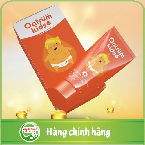 Gel bôi Oatrum Kids - Hăm, tràm sữa, mụn nhọt, rôm sẩy trẻ sơ sinh 20gram