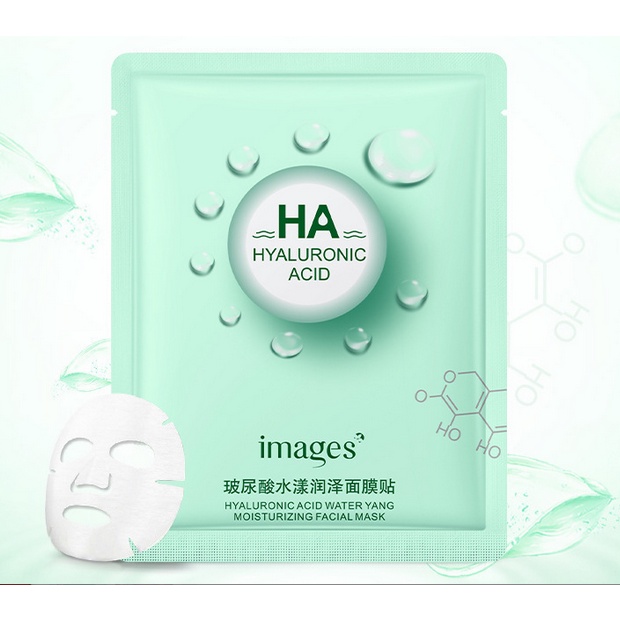 [Bạn mới nhập COSHBM -50% đơn 0Đ] Mặt nạ giấy HA Images dưỡng trắng da mụn cấp ẩm thải độc | BigBuy360